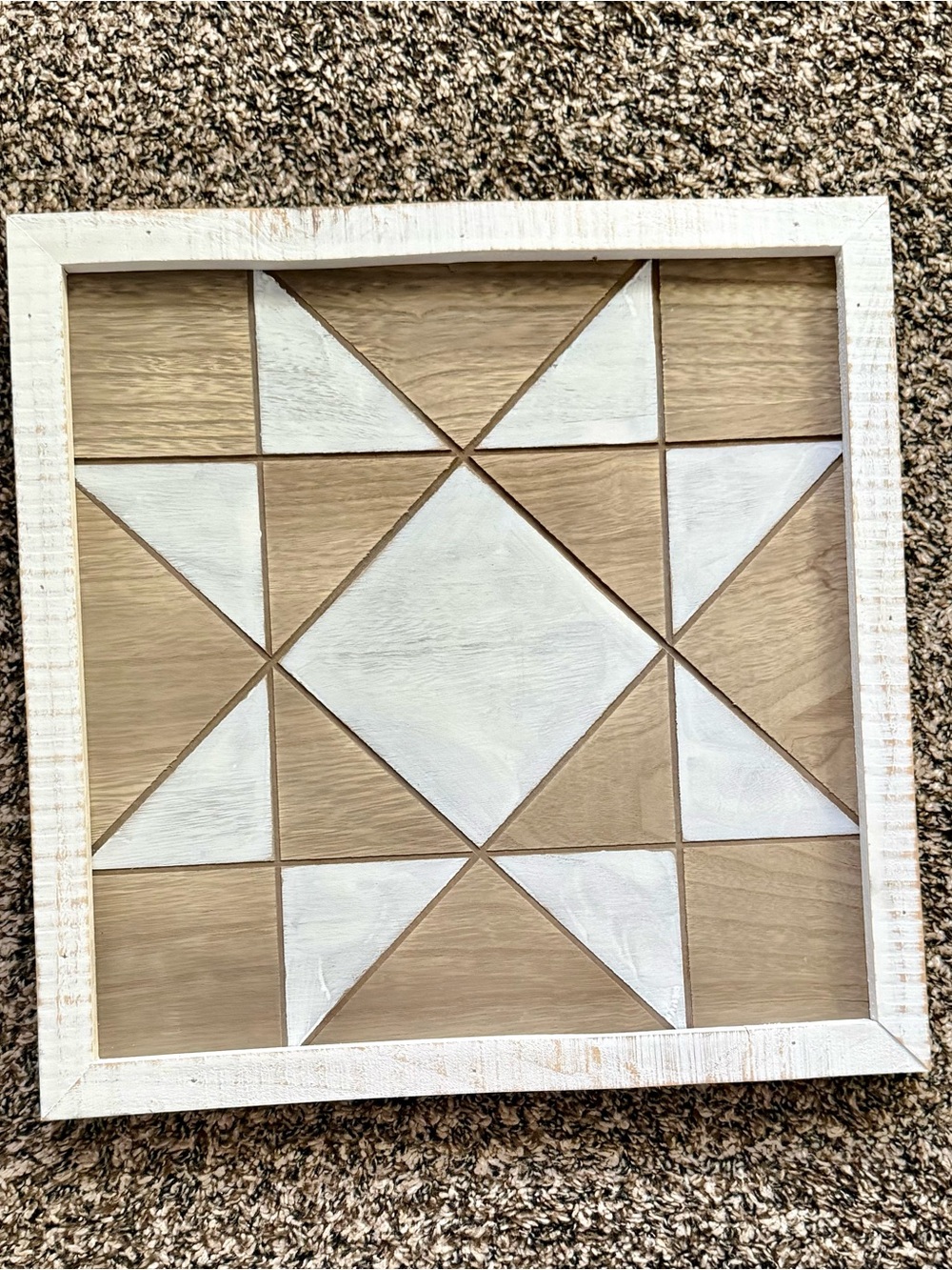Hobby Lobby Brown & White Barn Quilt Pic